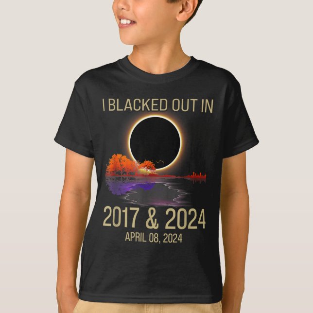 Camisa Divertida Eclipse Total Solar 2017 (Frente)