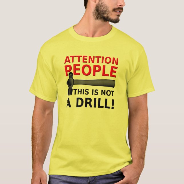 Camisa Divertida Não É Uma Broca Humor (Frente)