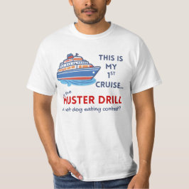 Camisa Divertida para Primeiro Cruzeiro - Camiseta