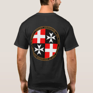 Camisa dividida do selo de Hospitaller quatro dos
