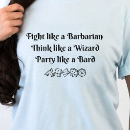 Camisa DnD - Barba do Assistente de Barbários