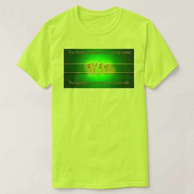 Camisa do 18:10 dos provérbio (Frente do Design)