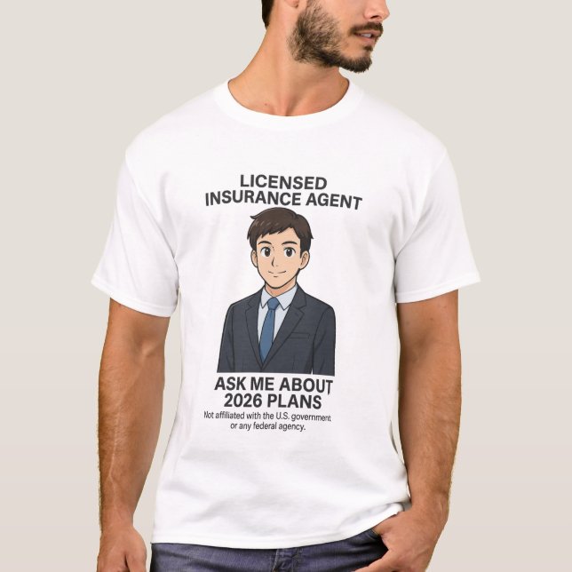 Camisa do Agente de Seguro Licenciado (Frente)