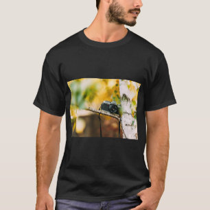 Camisa do Amante de Filme de Câmera Vintage