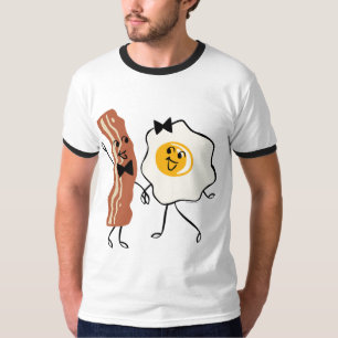 Camisa do amante do ovo de N do bacon '