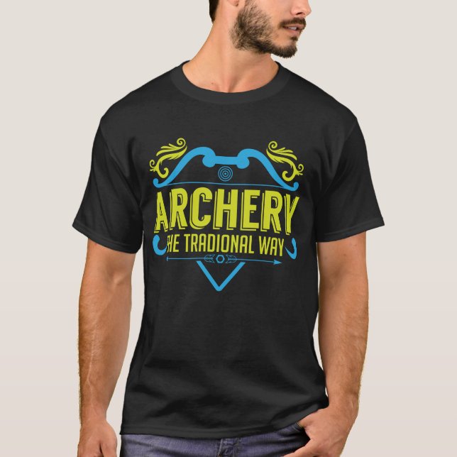 Camisa do amante do tiro ao arco do arco e da seta (Frente)