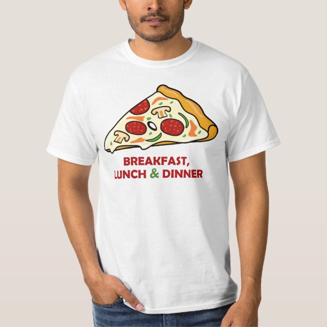Camisa do amante t da pizza (Frente)