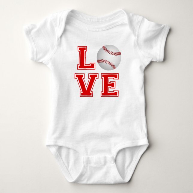 Camisa do AMOR do basebol (Frente)