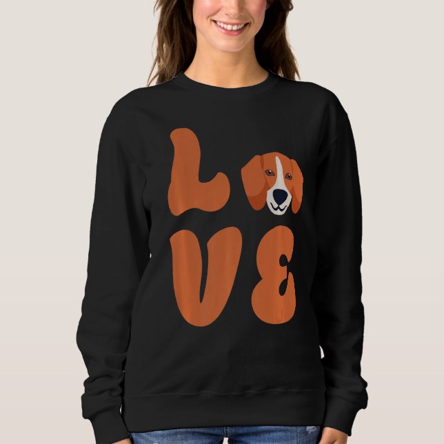 Camisa Do Amor Do Meu Beagle Para A Camiseta Do Cã (Frente)
