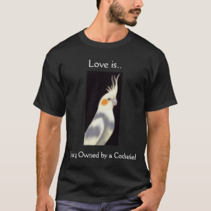 Camisa do amor do papagaio do Cockatiel