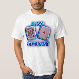 Camisa do aniversário de 21 anos