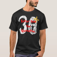 Camisa do aniversário de 30 anos - engraçada