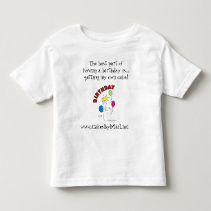 Camisa do aniversário de criança, meu própria b