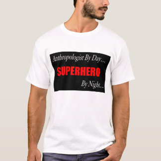 Camisa do antropólogo T do super-herói