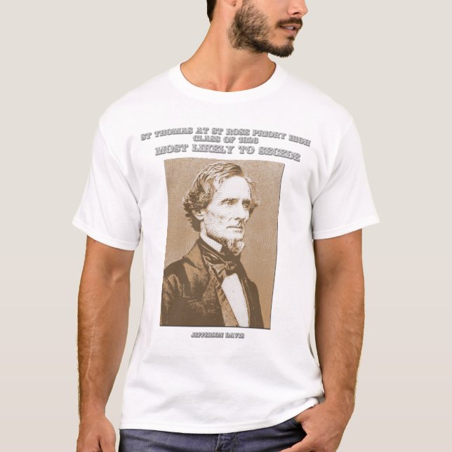 Camisa do anuário de Jefferson Davis (Frente)
