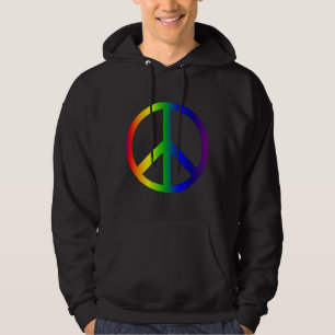 Camisa do arco-íris do sinal de paz
