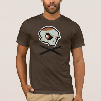 Camisa do artista do zombi