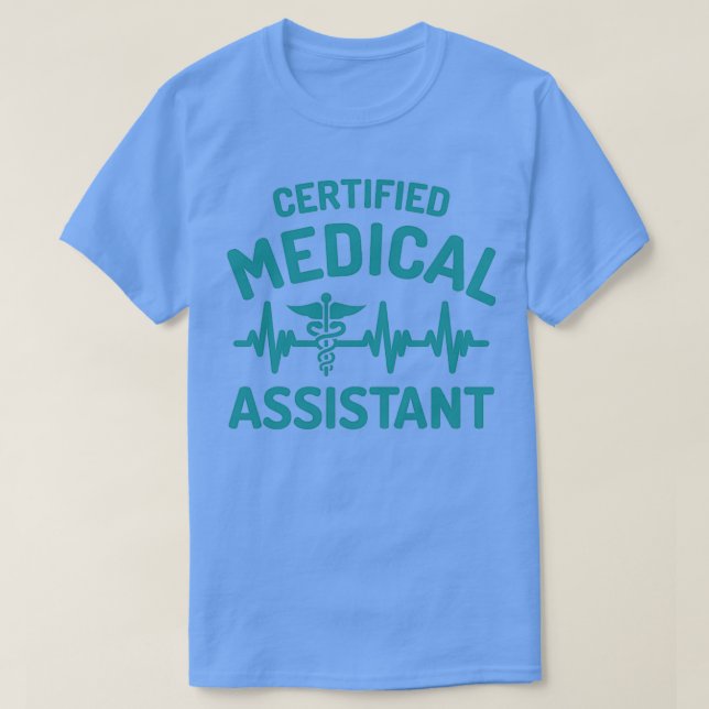 Camisa do Assistente médico certificada (Frente do Design)