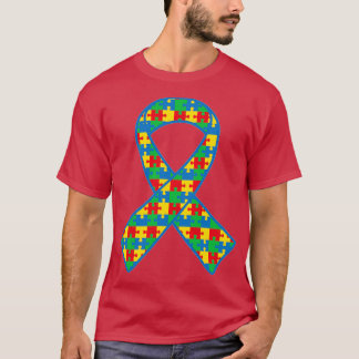 Camisa do Autismo Quebra-cabeça de Fita de Autismo