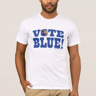 Camisa do azul do voto