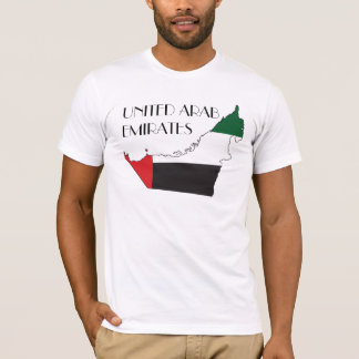 Camisa do Bandeira-Mapa de United Arab Emirates