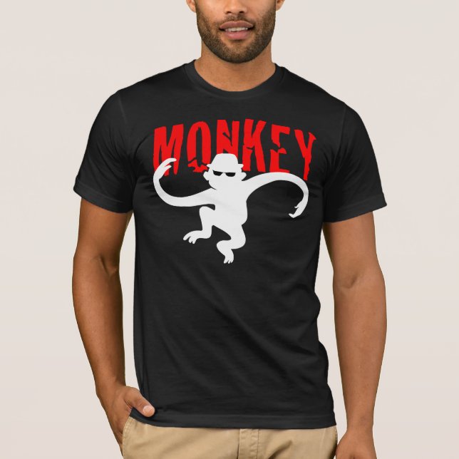 Camisa do Barril Vermelho de Macacos (Frente)