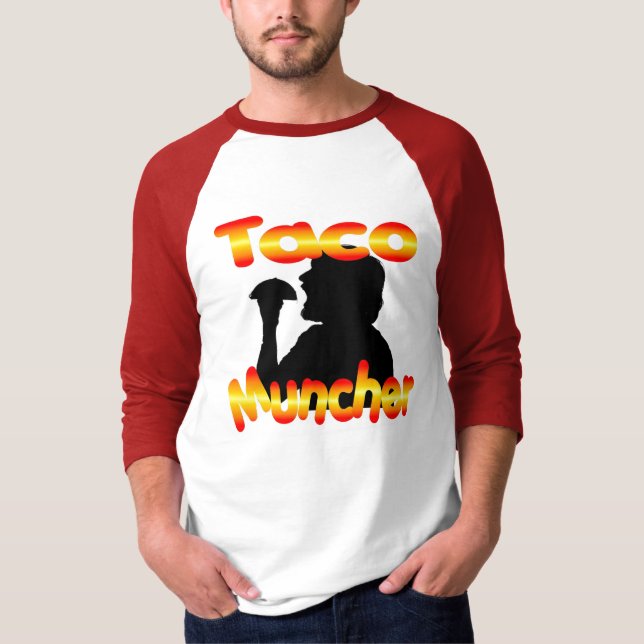 Camisa do basebol de Muncher do Taco (Frente)