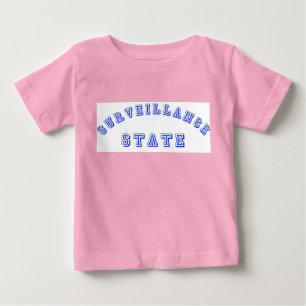Camisa do basebol do bebê do estado da