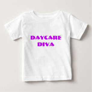 Camisa do bebê da DIVA da GUARDA de Sassydog