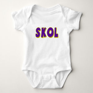 Camisa do bebê de SKOL