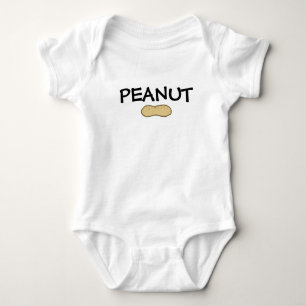Camisa do bebê do amendoim