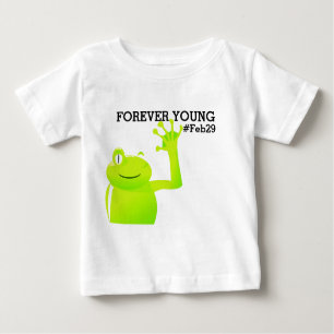 Camisa do bebê do dia de pulo do ano de pulo