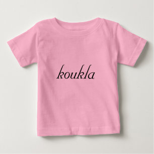 camisa do bebê do koukla