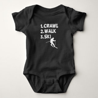 Camisa do bebê Ski Walk
