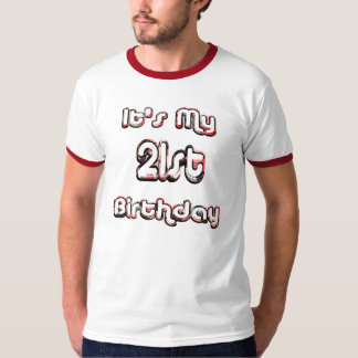 Camisa do bebendo do aniversário de 21 anos