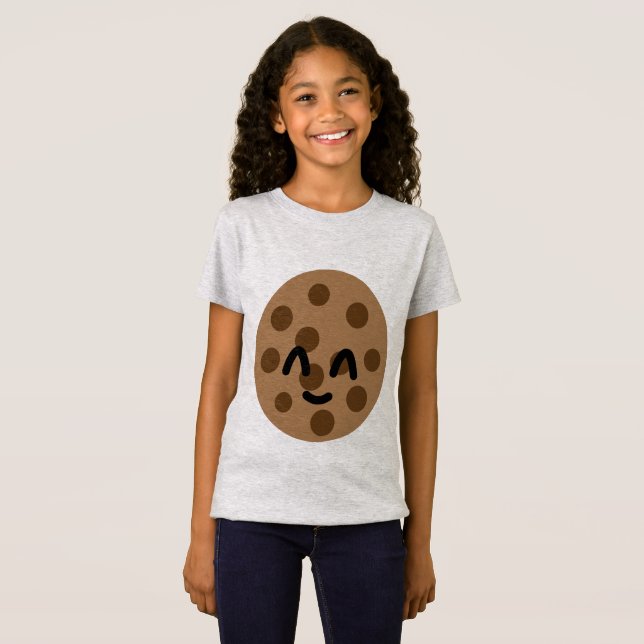 Camisa do biscoito de Emoji (Frente Completa)