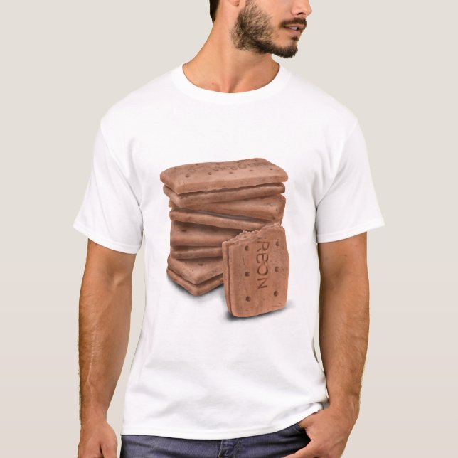 Camisa do biscoito T de Bourbon (Frente)