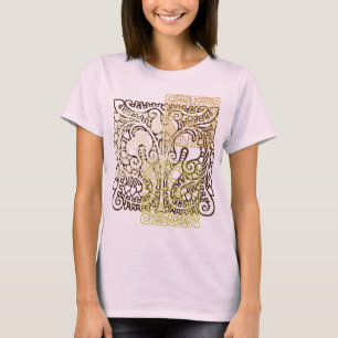 Camisa do bloco de brocado