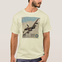 Camisa do bombardeiro T de Avro Lancaster WW11