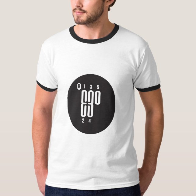 Camisa do botão da caixa de velocidades E30 (Frente)
