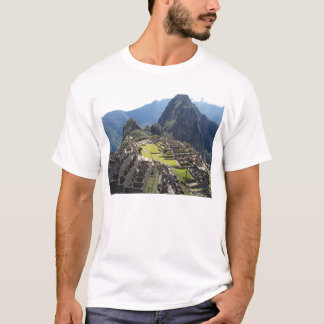 Camisa do branco de Machu Picchu