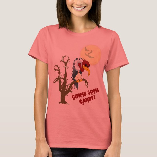 Camisa do Buzzard do Halloween (Frente)
