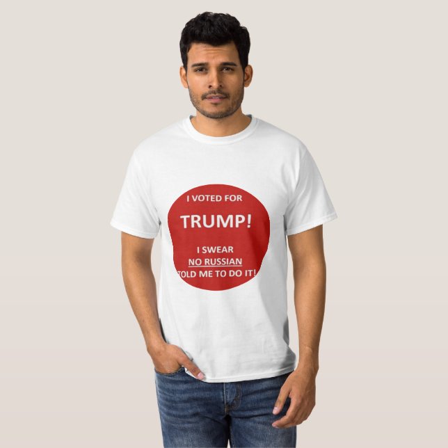 Camisa do cabouqueiro do russo do trunfo (Frente Completa)