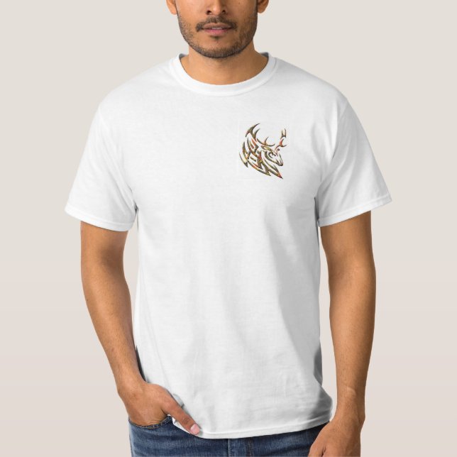 Camisa do caçador dos cervos dos homens (Frente)