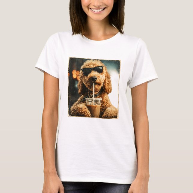 Camisa do Café Goldendoodle (Frente)