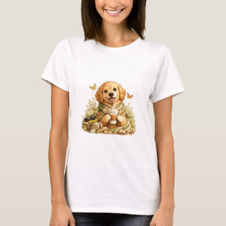 Camisa do Café Goldendoodle