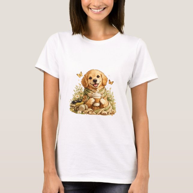 Camisa do Café Goldendoodle (Frente)