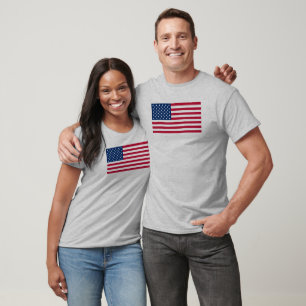 Camisa do camo da bandeira americana
