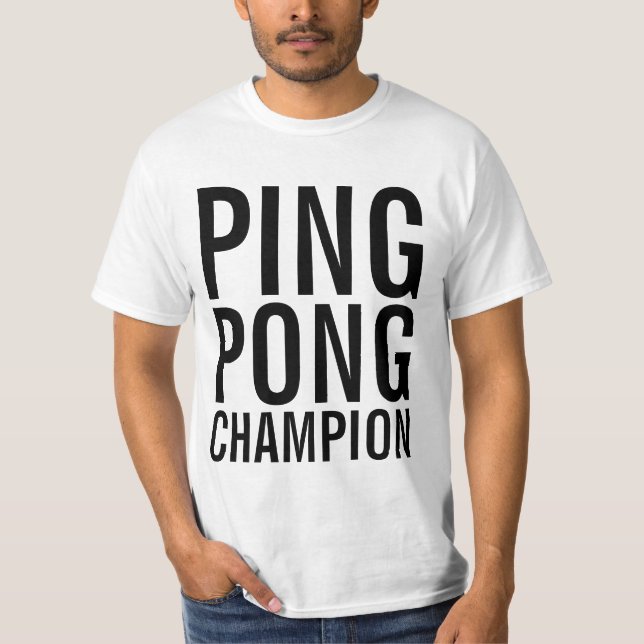 Camisa do campeão de Pong do sibilo (Frente)