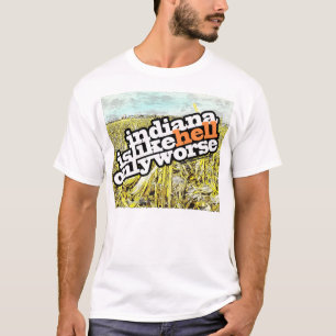 CAMISA DO CAMPO DE MILHO DE INDIANA